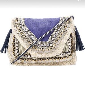 Bohemian Beaded Fringe Handbag